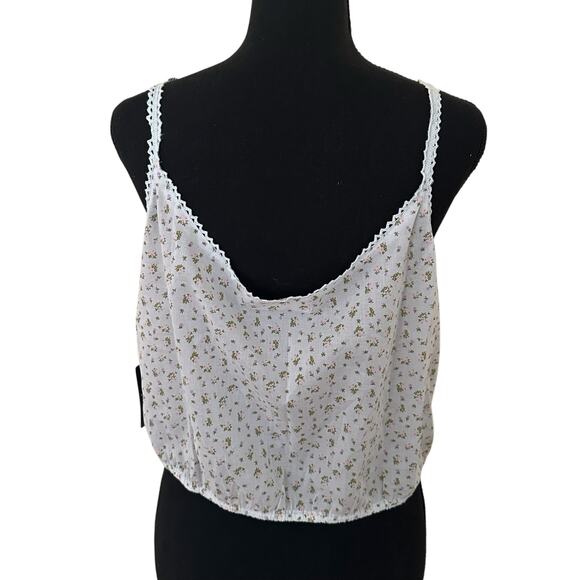 Lucky Brand Blue Embroidered Bohemian Sleeveless Top - Size XXL - NWT - Picture 2 of 8